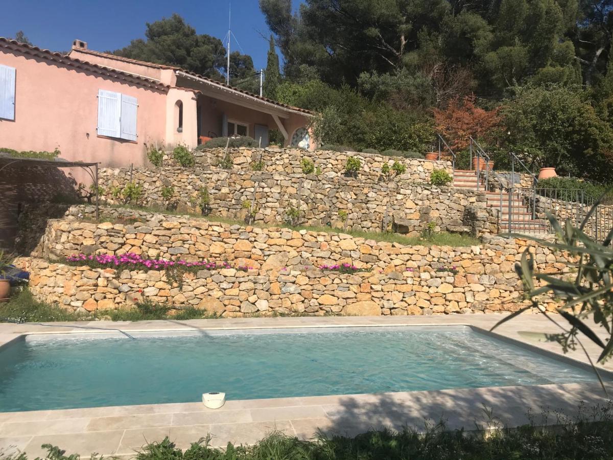 Hauteurs De Toulon : Charmant Studio Piscine Buitenkant foto